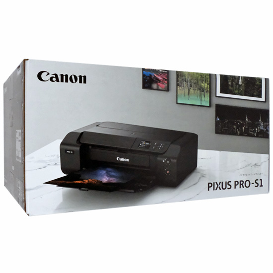 【新品】【新品訳あり(箱きず・やぶれ)】 Canon　インクジェットプリンター PIXUS PRO-S1
