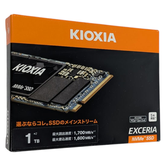 【新品】キオクシア　EXCERIA NVMe SSD SSD-CK1.0N3/N　未使用