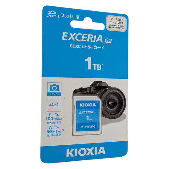 【新品】キオクシア　SDXCメモリーカード EXCERIA G2　KSDU-B001TBK　1TB