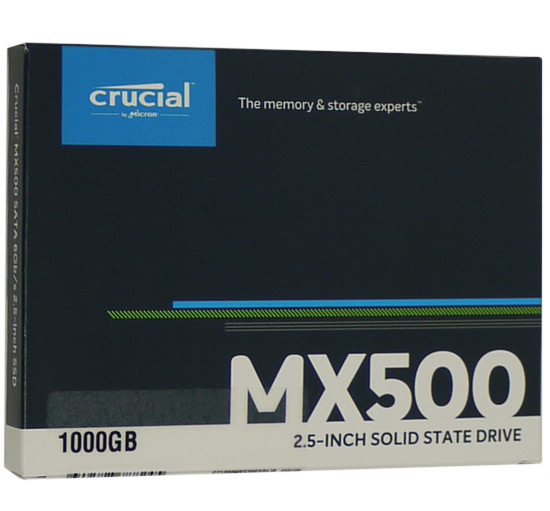【新品】【新品訳あり(箱きず・やぶれ)】 crucial　2.5インチ 内蔵型 SSD MX500 CT1000MX500SSD1　1TB