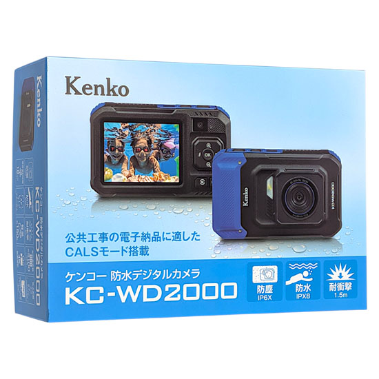 【新品】Kenko　防水デジタルカメラ KC-WD2000　2100万画素