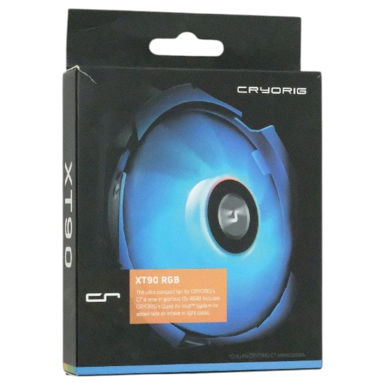 【新品】【新品訳あり(箱きず・やぶれ)】 CRYORIG　C7シリーズ専用RGBファン 92mm　XT90 RGB