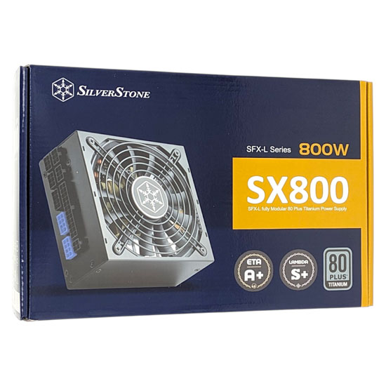 【新品】SILVERSTONE　PC電源ユニット SST-SX800-LTI-Rev　800W　ブラック