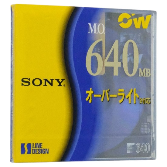【新品】SONY　3.5型 MOディスク 640MB　DOM-640C