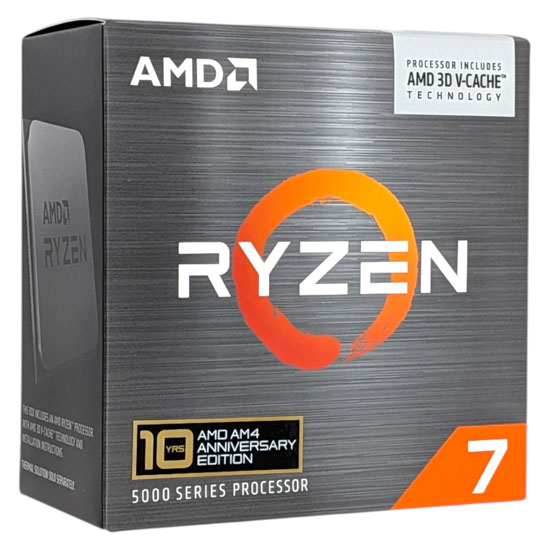 【新品】AMD　Ryzen 7 5800X3D 10th Anniversary Edition 100-100000651POF　3.4GHz Socket AM4