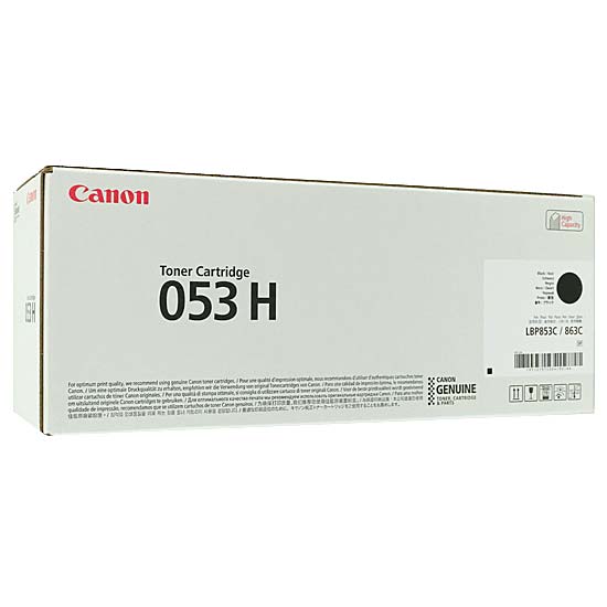 【新品】【新品訳あり】 CANON　トナーカートリッジ053H　CRG-053HBLK　2197C004　ブラック　未開封