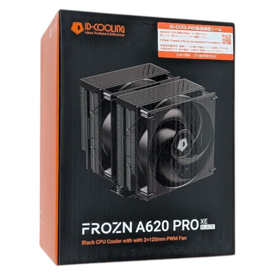 【新品】ID-COOLING　CPUクーラー　FROZN A620 PRO XE BLACK　ブラック