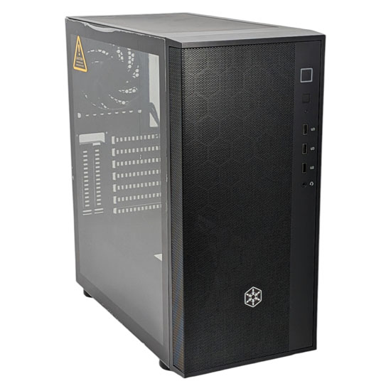 【新品】【新品(開封のみ)】 SILVERSTONE　PCケース　SST-FAR1B-G-V2　ブラック