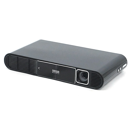 【新品】【新品訳あり(箱きず・やぶれ)】 SANWA SUPPLY　モバイルプロジェクター　PRJ-7　ブラック