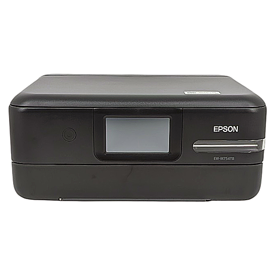 【新品】【新品(開封のみ)】 EPSON　エコタンク搭載A4カラーインクジェット複合機　EW-M754TB　ブラック