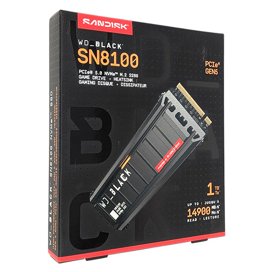 【新品】Sandisk　WD_Black SN8100 NVMe SSD　WDS100T1XHM　1TB