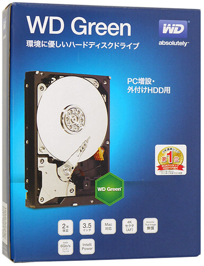 【新品】Western Digital製HDD　WD60EZRX　6TB SATA600