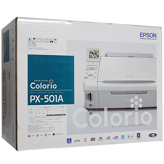 【新品】EPSON製 マルチフォトカラリオ PX-501A 複合機
