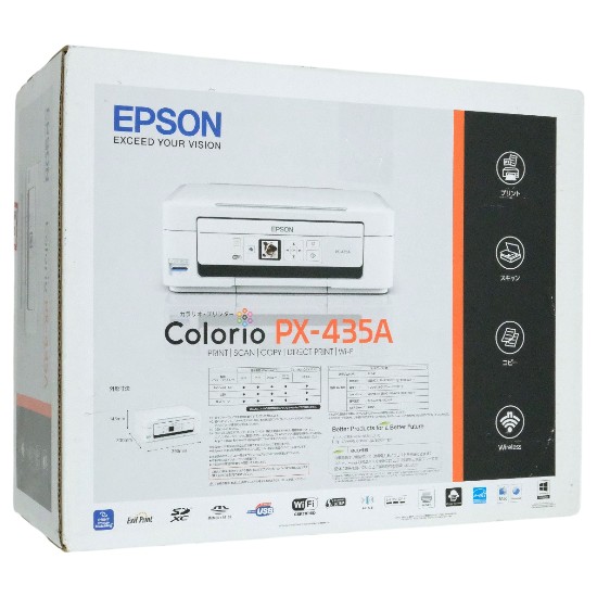 【新品】【新品訳あり(箱きず・やぶれ)】 EPSON製　マルチフォトカラリオ PX-435A　複合機
