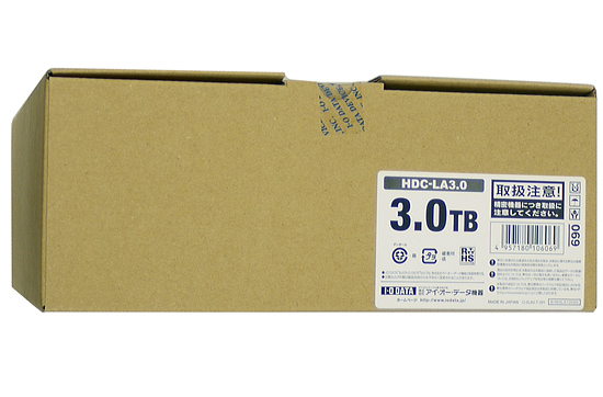 【新品】I-O DATA製外付HD HDC-LA3.0 3.0TB USB3.0/2.0
