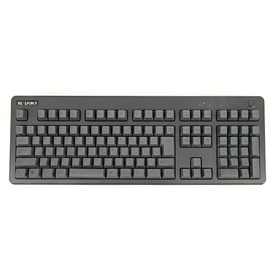 【中古】東プレ　キーボード REALFORCE R3 R3HA11　ブラック/ダークグレー 元箱あり
