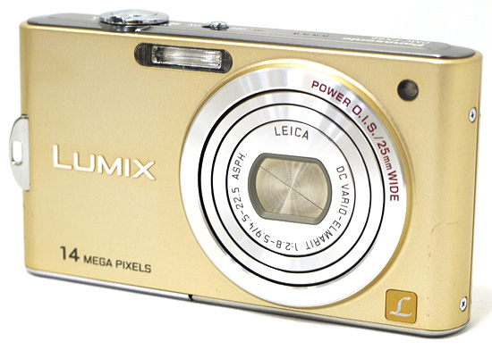 【中古】Panasonic　LUMIX DMC-FX66-N　ゴールド/1470万画素