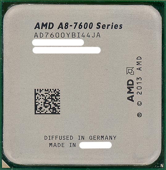 【中古】AMD　A8-Series A8-7600　3.1GHz Socket FM2+　AD7600YBI44JA