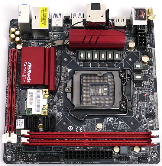 【中古】ASRock製 Mini-ITXマザーボード Fatal1ty Z170 Gaming-ITX/ac