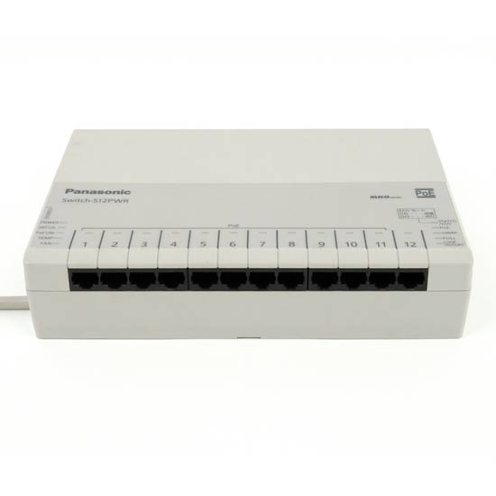 【中古】Panasonic　スイッチングハブ Switch-S12PWR PN22129K