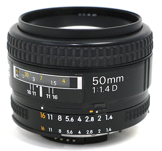 【中古】Nikon　単焦点レンズ　Ai AF Nikkor 50mm f/1.4D