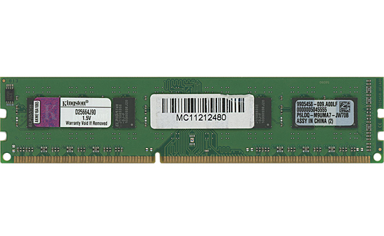 【中古】Kingston製　D25664J90　DDR3 PC3-10600 2GB