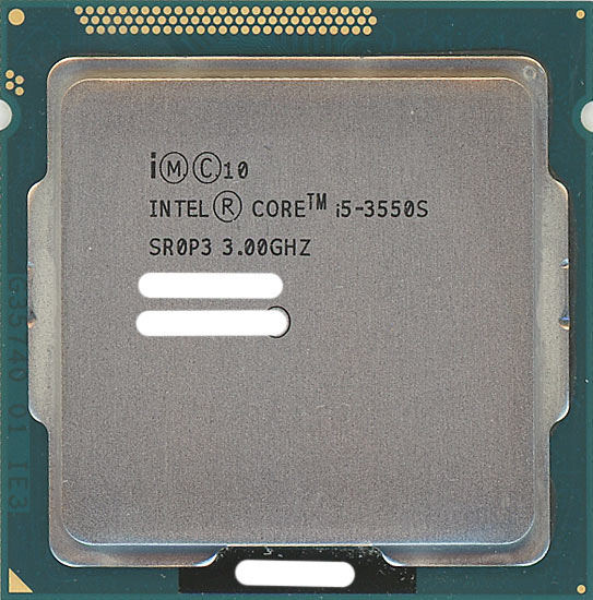 【中古】Core i5 3550S　3.0GHz 6M LGA1155 65W　SR0P3