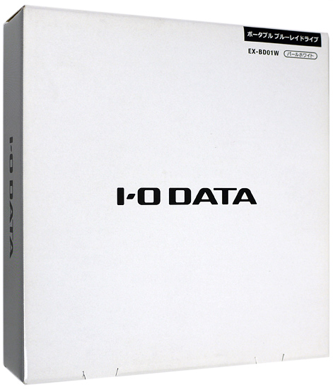 【中古】I-O DATA製　外付型Blu-rayドライブ　EX-BD01W 元箱あり