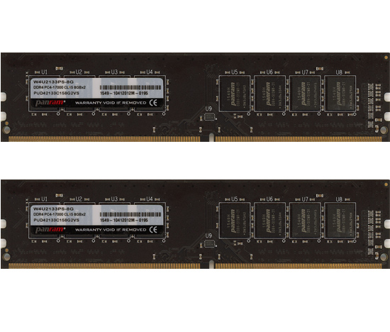 【中古】CFD Panram　W4U2133PS-8G　DDR4 PC4-17000 8GBx2枚