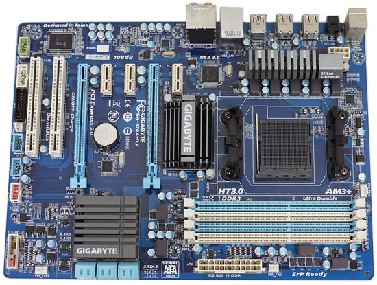 【中古】GIGABYTE製　ATXマザーボード　GA-970A-D3 Rev.3.0