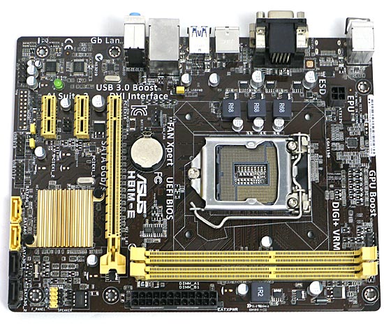 【中古】ASUS MicroATXマザーボード　H81M-E　LGA1150