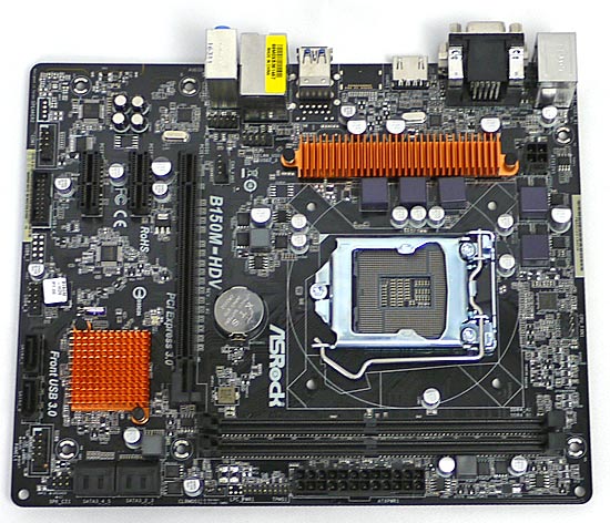 【中古】ASRock製 MicroATXマザボ　B150M-HDV　LGA1151