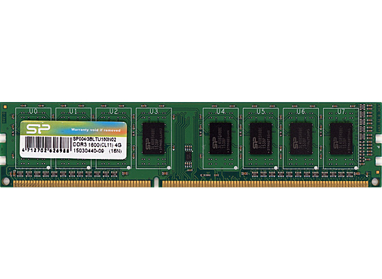 【中古】Silicon Power　デスクトップ用 SP004GBLTU160N02　DDR3 PC3-12800 4GB