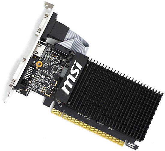 【中古】MSI製グラボ　GT 710 2GD3H LP　PCIExp 2GB