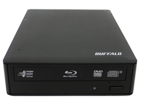 【中古】BUFFALO　4K動画再生対応 外付けブルーレイドライブ BRXL-16U3V