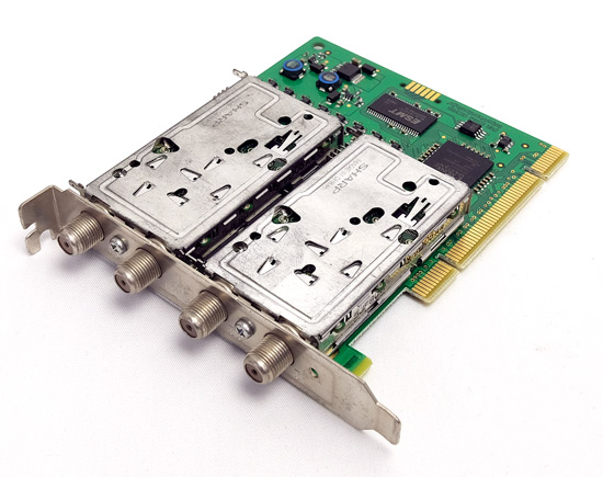 【中古】アースソフト　3波対応チューナーカード PT2 Rev.B