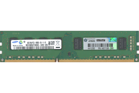 【中古】SAMSUNG　M378B5273DH0-CH9　DDR3 PC3-10600U 4GB