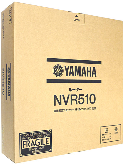 【中古】YAMAHA製　ギガアクセスVoIPルーター　NVR510 元箱あり