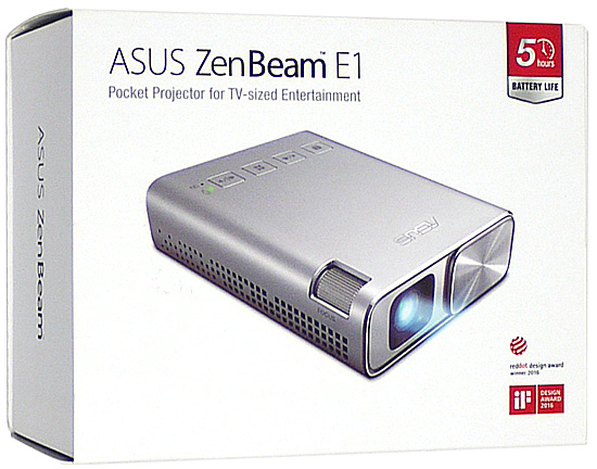 【中古】ASUS モバイルプロジェクター ASUS ZenBeam E1 元箱あり