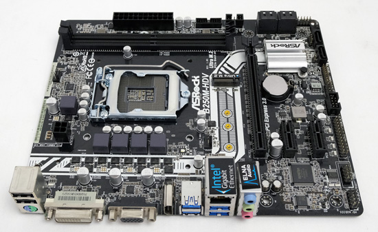 【中古】ASRock製 MicroATXマザボ　B250M-HDV　LGA1151