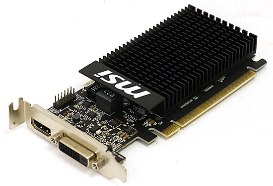 【中古】MSI製グラボ　GT 710 1GD3H LP　PCIExp 1GB