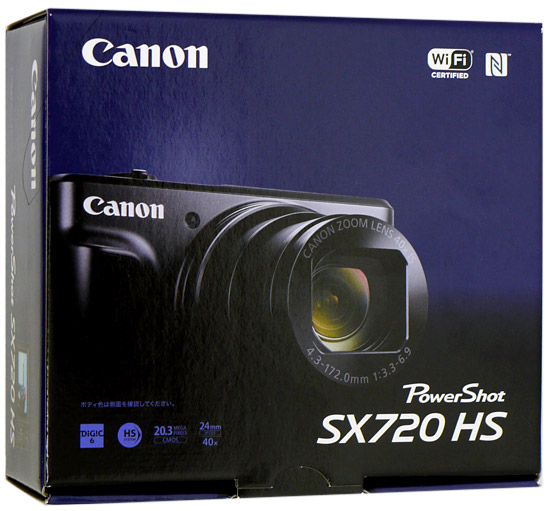 【中古】Canon製　PowerShot SX720 HS　レッド　2030万画素 元箱あり