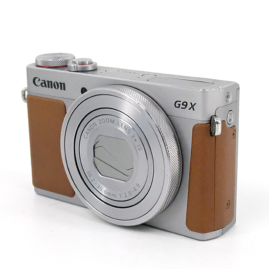 【中古】Canon製　PowerShot G9 X シルバー　2020万画素