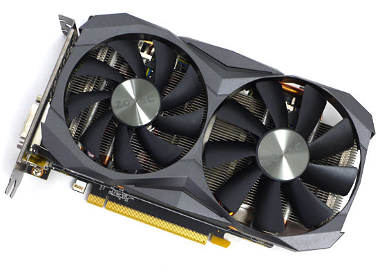 【中古】ZOTAC製グラボ　GeForce GTX 1080 Mini ZT-P10800H-10P　PCIExp 8GB