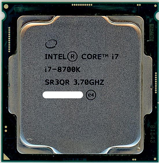 【中古】Core i7 8700K　3.7GHz LGA1151 95W　SR3QR