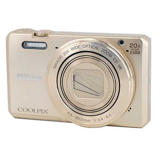 【中古】Nikon製　デジカメ COOLPIX S7000　ゴールド/1602万画素