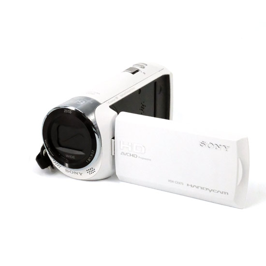 【中古】SONY　デジタルHDビデオカメラ　HANDYCAM HDR-CX470/W