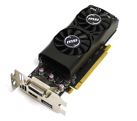 【中古】MSI製グラボ　GTX 1050 2GT LP　PCIExp 2GB