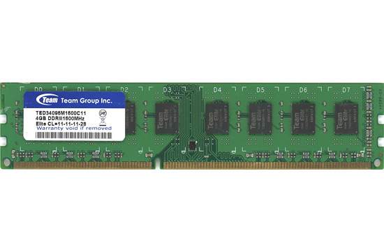 【中古】Team　TED34096M1600C11　DDR3 PC3-10600 4GB