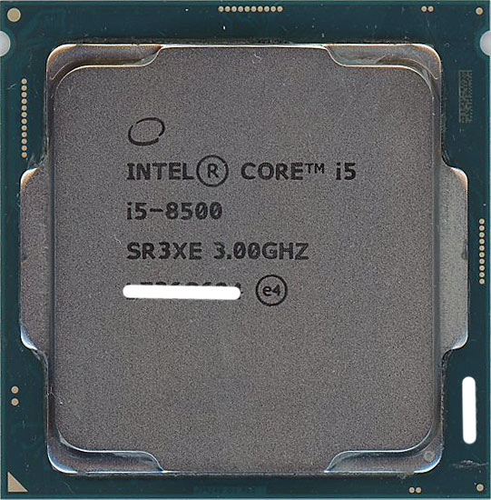 【中古】Core i5 8500　3.0GHz 9M LGA1151 65W　SR3XE